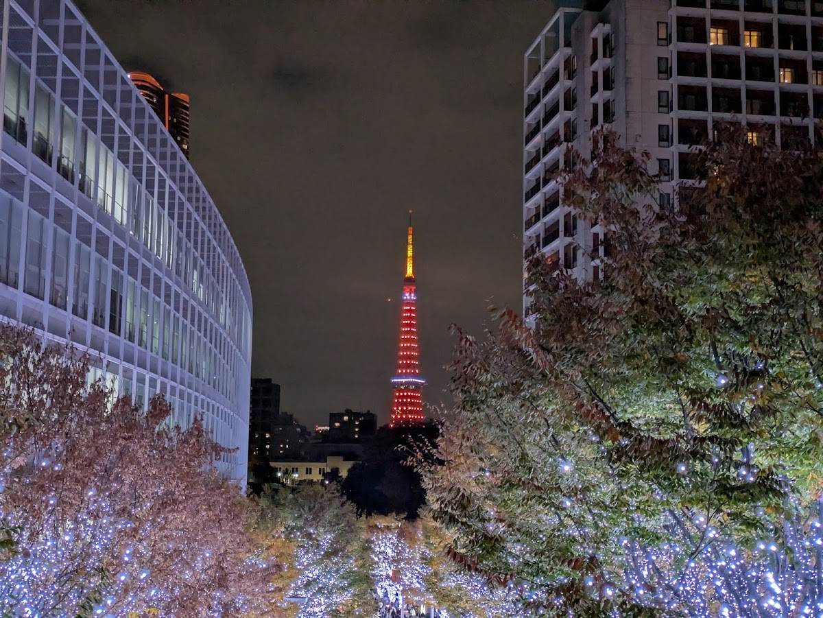 六本木東京塔夜景