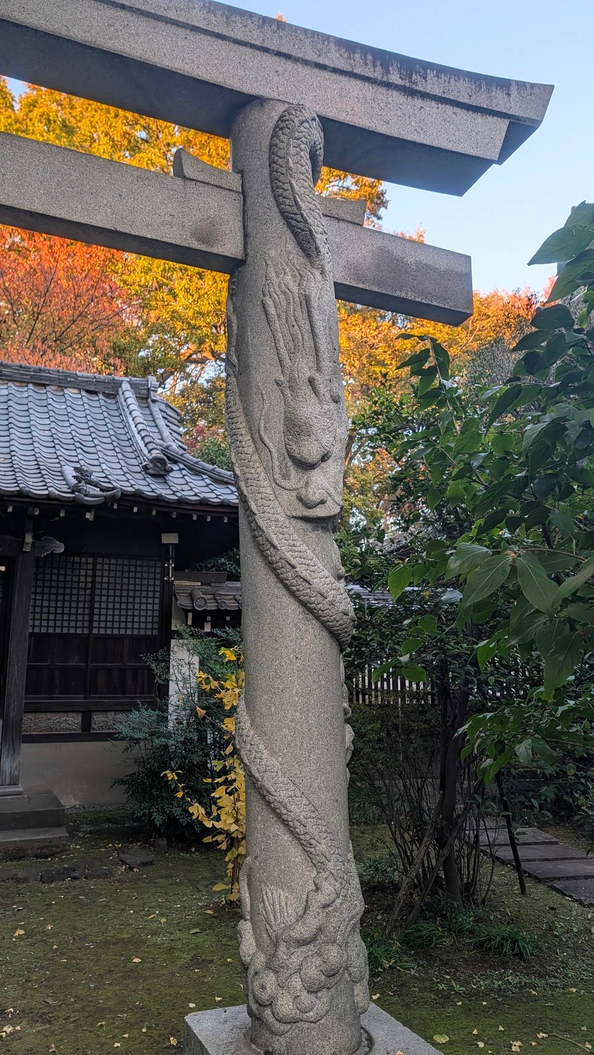 Double Dragon Torii Gate