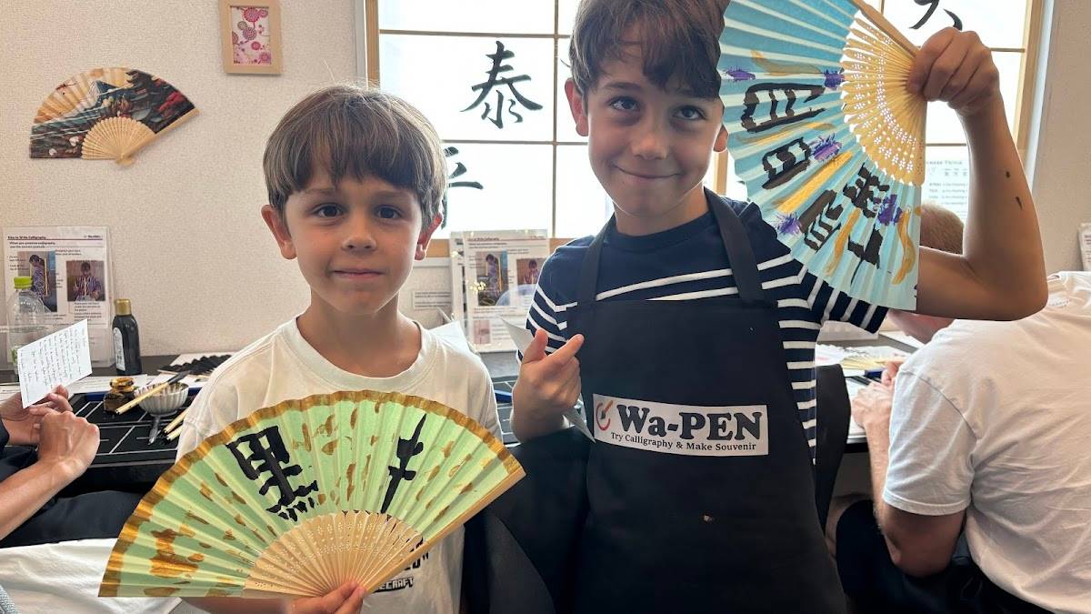 Wa-PEN Calligraphy Attractions＆Make Design clothes